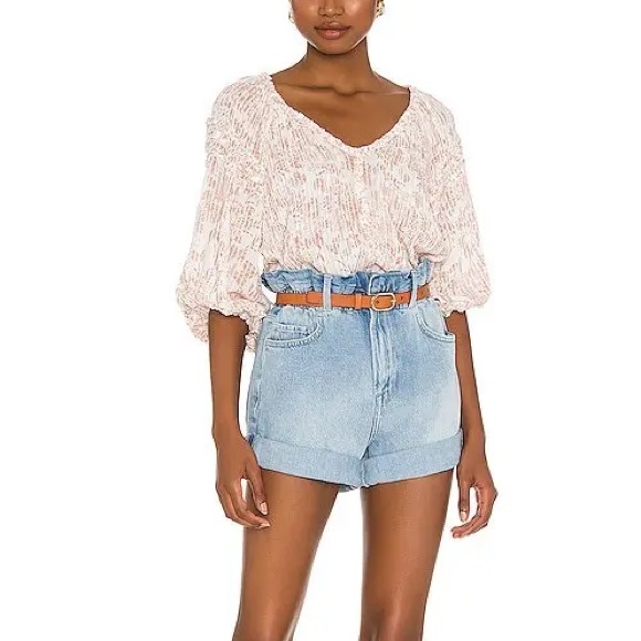 Poupette St Barth India blouse nude - Picture 3 of 10